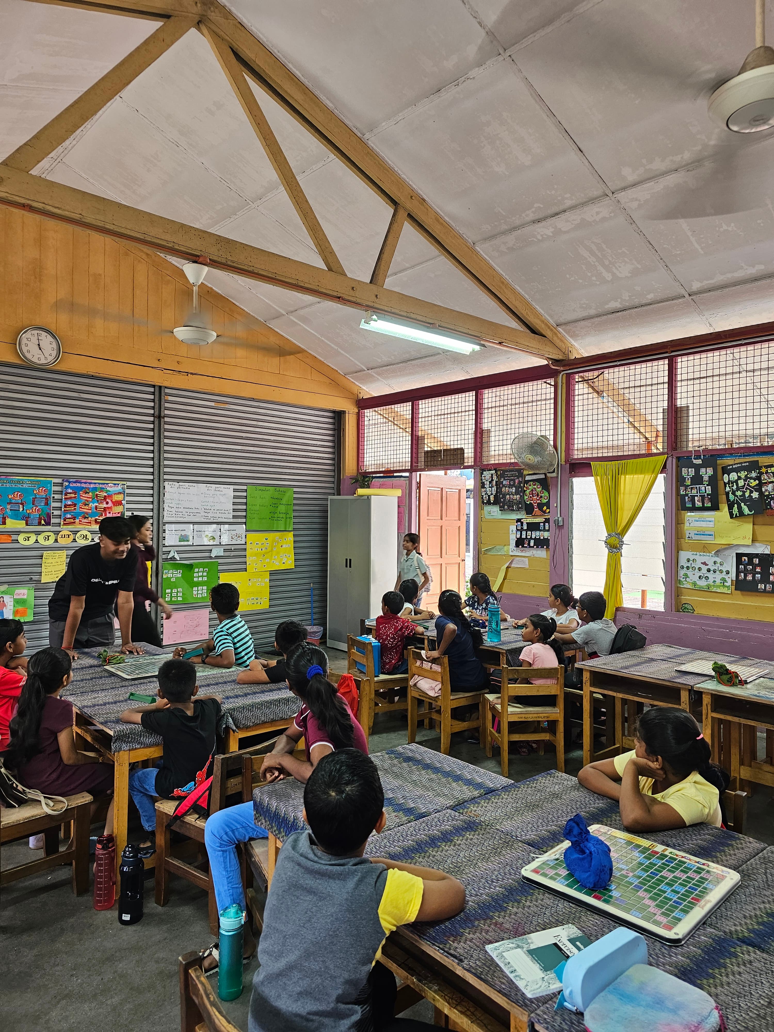 Students in a coaching session